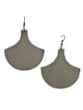 Boucles d’oreilles en cuir grainé ORIGINE